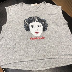 Gap Princess Leia Star Wars muscle shirt sz XL